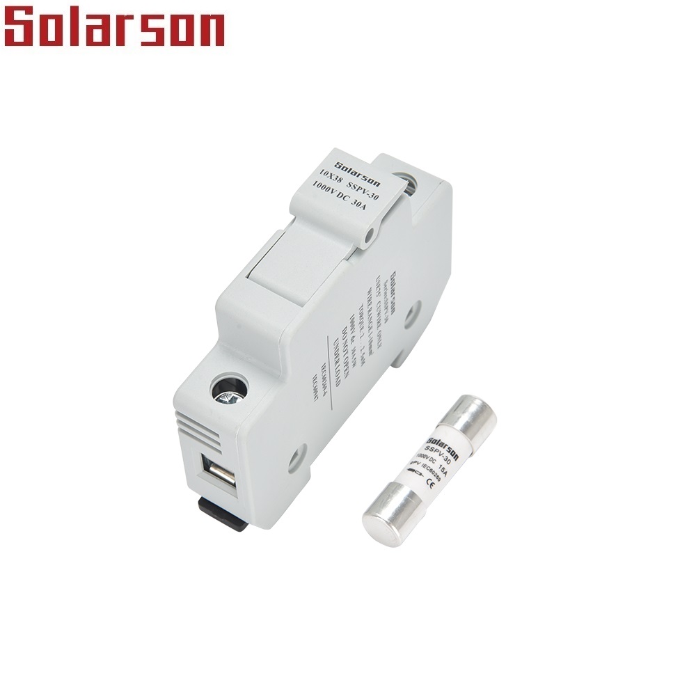 Solar PV Fuse 10x38mm 1000VDC GPV From 1A To 8A 10A 12A 15A 16A 120A